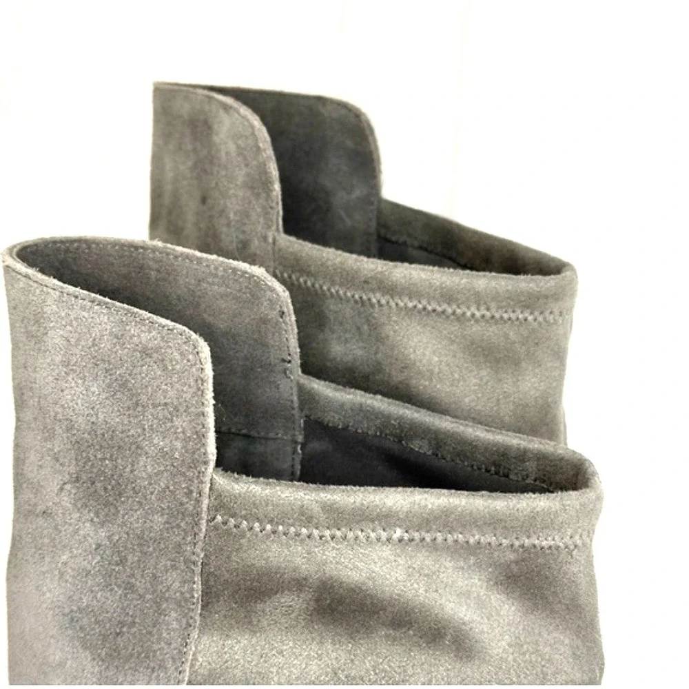 Sole Society Size 5 Calypso Knee High Boot NEW Gray‎ Suede Stretch $160